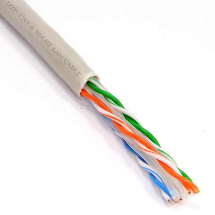 Network Lan Bulk CAT6 Ethernet Cable UTP BC PVC CMP For Communication Computer
