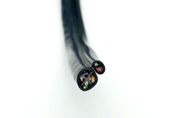 UTP CAT6+2C CCTV Siamese Camera Cable 4 Pair BC 18AWG CCA For CCTV Installation