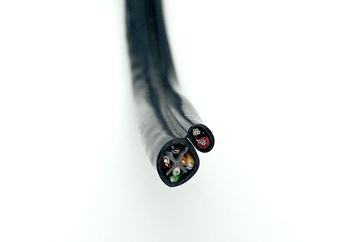 UTP CAT6+2C CCTV Siamese Camera Cable 4 Pair BC 18AWG CCA For CCTV Installation